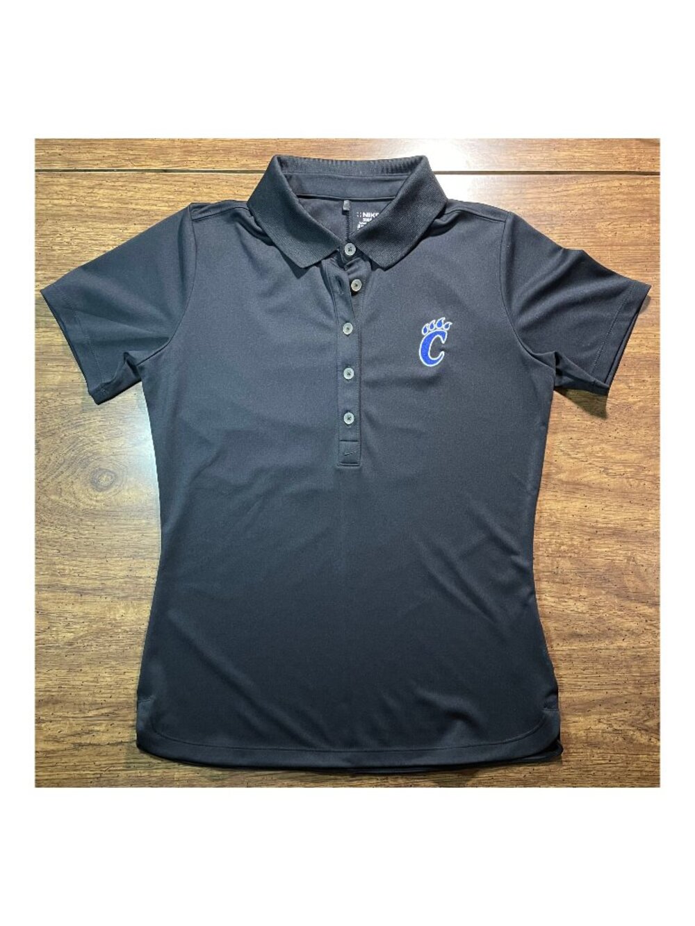 Nike Golf Tour Performance Dri-Fit Black Polo Shirt T-Shirt - Size S - Pre-Owned
